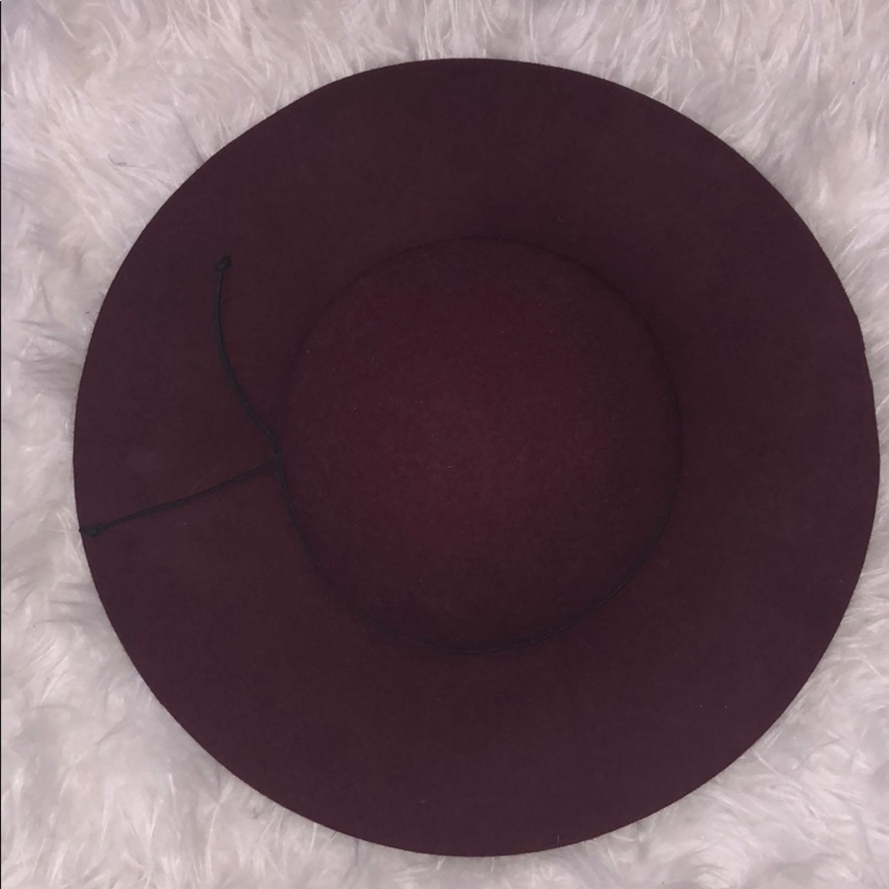 Maroon Floppy Hat